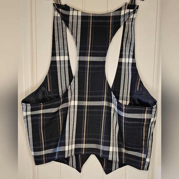 [FOREVER 21] Women's Plaid Vest - Large - Picture 4 of 9